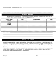 Volunteer/Intern Program Application - Palm Beach County, Florida, Page 4