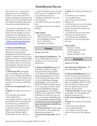 National Mail Voter Registration Form (English/Haitian Creole), Page 14