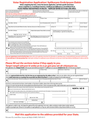 National Mail Voter Registration Form (English/Haitian Creole), Page 4