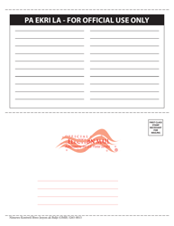 National Mail Voter Registration Form (English/Haitian Creole), Page 5