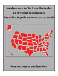 Document preview: National Mail Voter Registration Form (English/French)