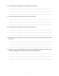 Exhibit A Application for Registration of Self-funded Health Care Plan - Idaho, Page 3