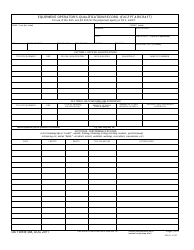 DA Form 348 Equipment Operator&#039;s Qualification Record (Except Aircraft)