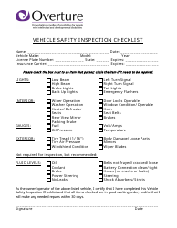 Heavy Equipment Daily Inspection Checklist Template Prior to Use on ...