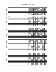 Document preview: Basketball Player Rotation Chart Template