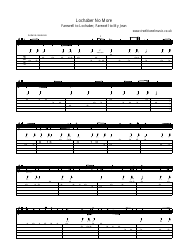 Document preview: Lochaber No More (Farewell to Lochaber, Farewell to My Jean) Banjo/Guitar Sheet Music