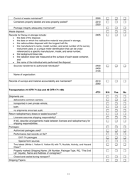Annual Audit Checklist for Medical Facilities - Minnesota, Page 11