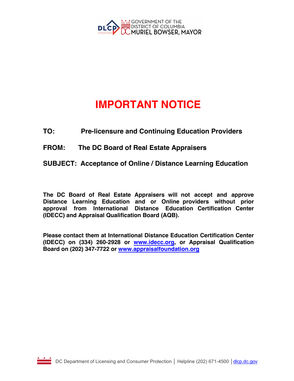 Ce Course and Instructor Application - Washington, D.C., Page 3