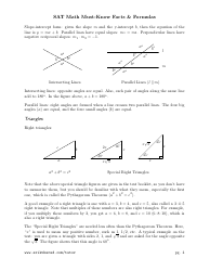 Sat Math Must-Know Facts &amp; Formulas Cheat Sheet, Page 4