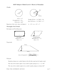 Sat Math Level 1 Cheat Sheet, Page 8