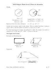 Sat Math Level 2 Cheat Sheet, Page 10