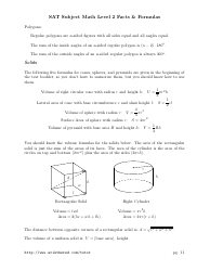 Sat Math Level 2 Cheat Sheet, Page 11