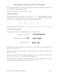 Sat Math Level 2 Cheat Sheet, Page 6