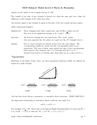 Sat Math Level 2 Cheat Sheet, Page 8