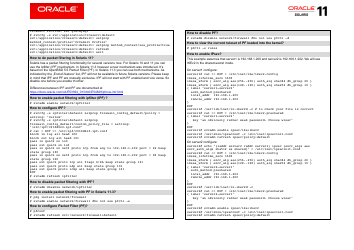 Oracle Solaris 11.3 Cheat Sheet, Page 11