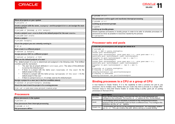 Oracle Solaris 11.3 Cheat Sheet, Page 13