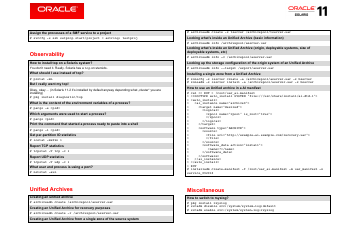 Oracle Solaris 11.3 Cheat Sheet, Page 15