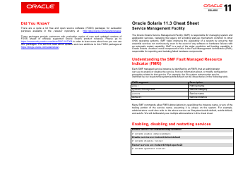 Oracle Solaris 11.3 Cheat Sheet, Page 16