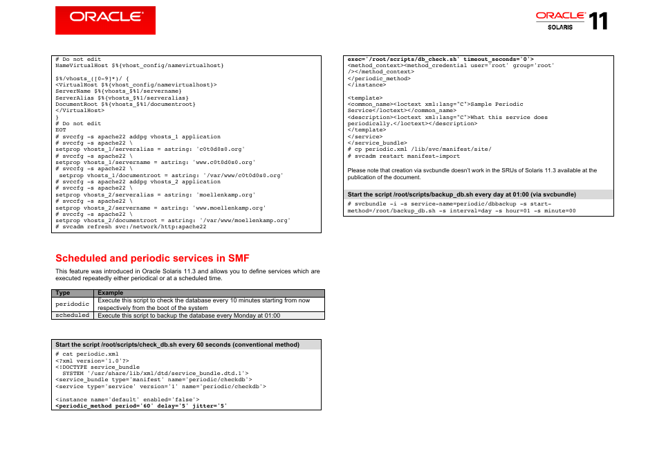 Oracle Solaris 11.3 Cheat Sheet, Page 19