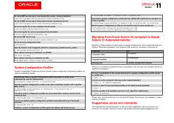 Oracle Solaris 11.3 Cheat Sheet, Page 21