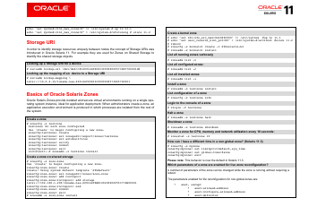 Oracle Solaris 11.3 Cheat Sheet, Page 6