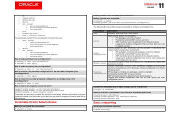 Oracle Solaris 11.3 Cheat Sheet, Page 7