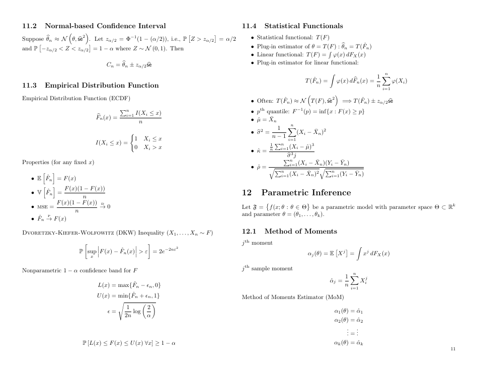 Probability And Statistics Cheat Sheet - Matthias Vallentin Download ...