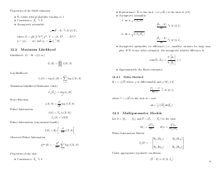 Probability and Statistics Cheat Sheet - Matthias Vallentin, Page 12