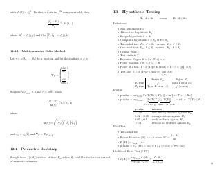 Probability and Statistics Cheat Sheet - Matthias Vallentin, Page 13