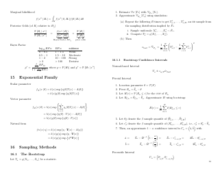 Probability and Statistics Cheat Sheet - Matthias Vallentin, Page 16