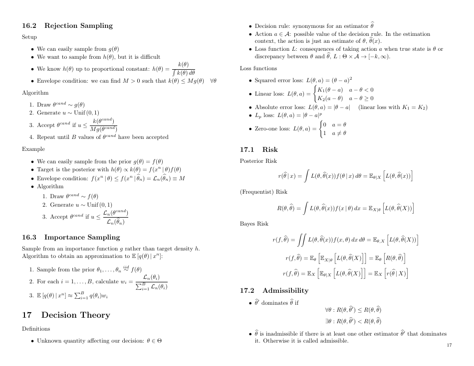 Probability And Statistics Cheat Sheet - Matthias Vallentin Download ...