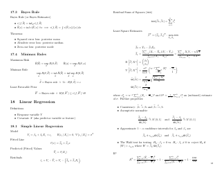 Probability and Statistics Cheat Sheet - Matthias Vallentin, Page 18
