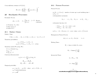Probability and Statistics Cheat Sheet - Matthias Vallentin, Page 22