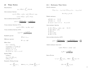 Probability and Statistics Cheat Sheet - Matthias Vallentin, Page 23