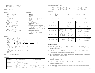 Probability and Statistics Cheat Sheet - Matthias Vallentin, Page 27