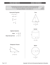 Grade 8 Mathematics Cheat Sheet, Page 2