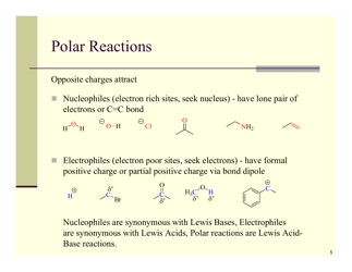 Organic Reactions Cheat Sheet, Page 5