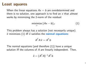 Linear Algebra Cheat Sheet - University of Wisconsin-Madison, Page 8