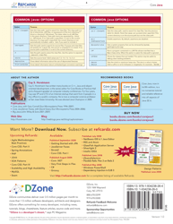 Core Java Cheat Sheet - Dzone, Page 6
