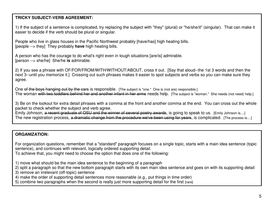 English Grammar  Punctuation Cheat Sheet, Page 5