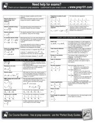 Mcat Physics Equation Sheet, Page 3