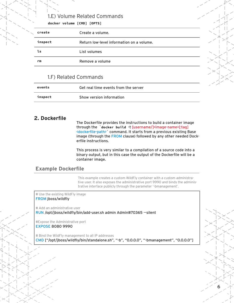 Docker Cheat Sheet - Red Hat Containers, Page 6