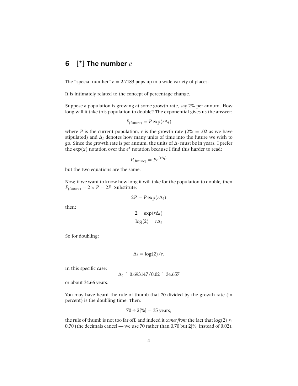 Math Cheat Sheet - Logs and Exponentials, Page 4