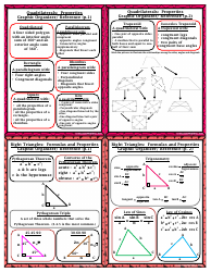 Geometry Cheat Sheet - Angles, Shapes, Solids, Page 6