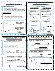 Geometry Cheat Sheet - Angles, Shapes, Solids, Page 7