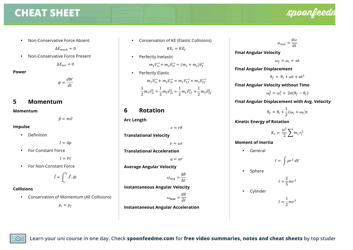Integrated Physics Cheat Sheet, Page 3