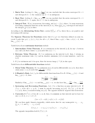Math 149s Analysis Cheat Sheet, Page 3