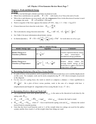 Ap Physics 1 First Semester Review Sheet, Page 7
