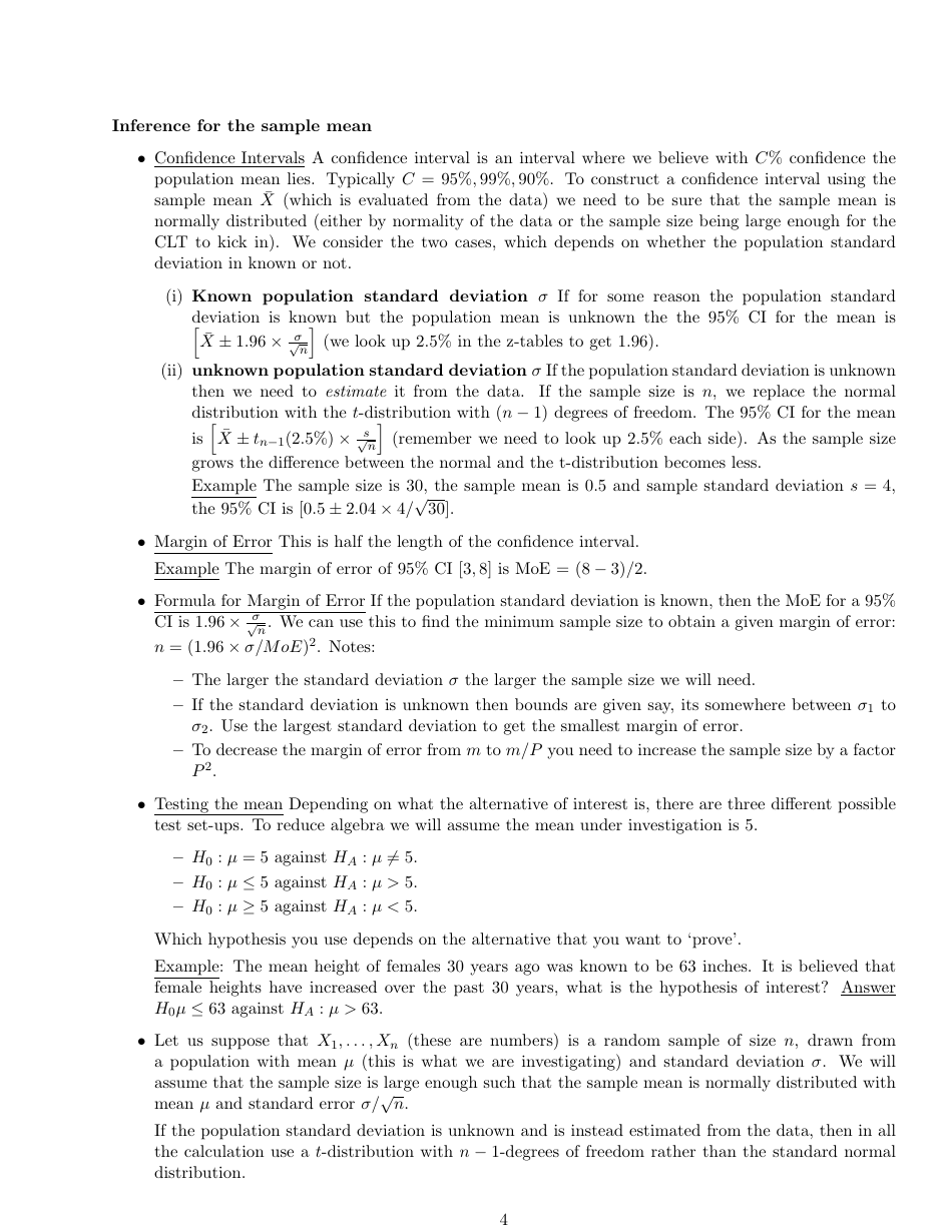 Stat301 Cheat Sheet, Page 4