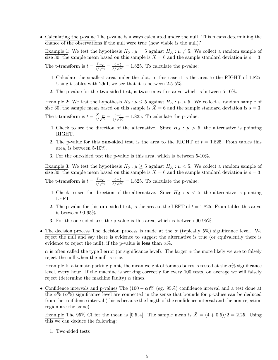 Stat301 Cheat Sheet, Page 5